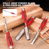 HAUTMEC 1/2" High Impact Wood Chisel for Woodworking, Drop-Forged CRV Steel, Beveled Edge Blade, Ergonomic Handle Wood Chisel for Carpentry,Wood C...