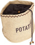 Natural Elements Potato Bag with Blackout Lining, Potato Storage Bag, Hessian, 24 x 24 cm, Brown...