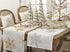 Saro Lifestyle Embroidered Snowflakes Table Runner, 16"x54", Gold...