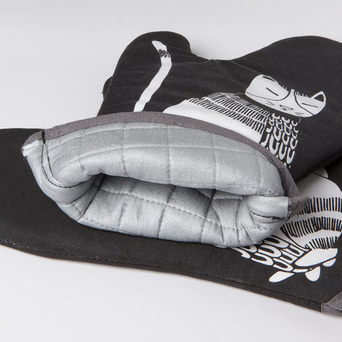Now Designs Basic Oven Mitt, Purr Party, 2 Count...