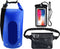 Waterproof Dry Bags Set Of 3 Dry Bag With 2 Zip Lock Seals & Detachable Shoulder Strap, Waist Pouch & Phone Case - Can Be Submerged Into Water - F...