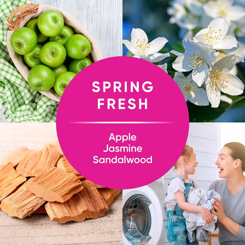 Ensueño - Max Liquid Fabric Softener- With Long-Lasting Freshener And Wrinkle Eliminating formula, Spring Fresh Scent - (125 oz)...