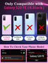 Goocrux [2in1 for Samsung Galaxy S20 FE 5G Case for Women Men Girls Cute UFO Phone Cover Fashion Aliens Universe Pattern Design with Slide Camera ...