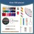 ARTIKA Sewing Kit for Adults and Kids - Small Beginner Set w/Multicolor Thread, Needles, Scissors, Thimble & Clips - Emergency Repair and Travel K...