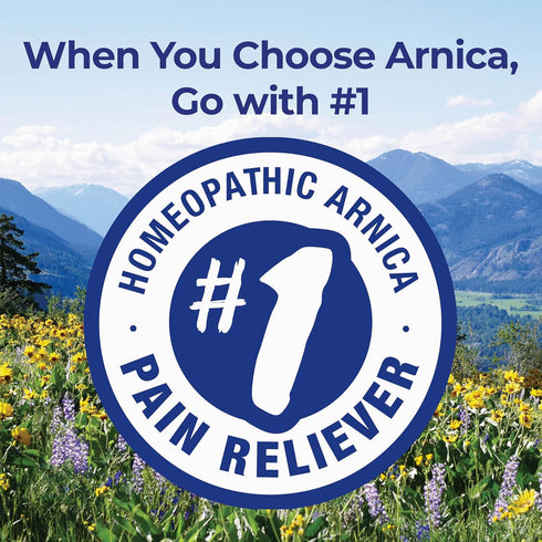 Arnica 30C Tablets for Pain Relief from Muscle Pain, Joint Soreness, Swelling from Injury or Bruises - 60 Count...