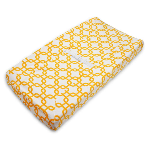 American Baby Company Heavenly Soft Chenille Contoured Changing Table Cover- Golden Yellow Gotcha...