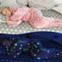 Mermaid Tail Blanket for Girls, Glow in The Dark Mermaid Sleeping Bag, Snuggle Girls Throw, Plush Cozy Soft Fleece Blanket for age 2-12, Valentine...