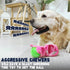 Dog Toys for Aggressive Chewers (3in1) - Squeaky Dog Toys Interactive - Dog Toys for Medium Dogs, Large & Small Breeds - Puppy Teething Chew Dog T...