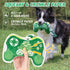 Squeaky Dog Toys : Interactive Dog Plush Toy with Full Crinkle Paper and Cute Puppy Chew Toys with Rope - Funny Gaming Controller Shape Dog Birthd...