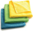 Norpro 15.75 by 15.75 Inch Microfiber Cloth, Set of 3, 15.75 inches x 15.75 inches, blue, yellow and green...