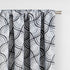 ECLIPSE Benchley Mid Century Modern Blackout Thermal Rod Pocket Window Curtains for Bedroom or Living Room (1 Panel), 37 in x 84 in, Charcoal...