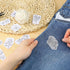 74 Pcs Water Soluble Stabilizer Water Soluble Embroidery Patterns Hand Sewing Stabilizers Adhesive Embroidery Transfer Paper Stick and Stitch Embr...
