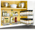 LYNK PROFESSIONAL® Pull Out Spice Rack Organizer for Inside Kitchen Cabinets - 6-1/4 inch Wide - Slide Out Drawer – Chrome Sliding Spice Cabinet O...