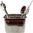 Stainless Steel Cutlery Utensil Holder (Medium Square) Chopsticks Holder for Dishwasher...