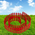 36 Inch Mini Fence Fairy Garden Fence & Waterproof LED 40FT 100 LED Solar String Lights with 8 Lighting Modes | Fairy Garden Accessories Outdoor (...