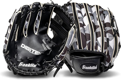 Franklin Sports Kids Baseball + Tball Glove - RTP Youth Baseball Glove - Boys + Girls Teeball, Youth Baseball Glove...