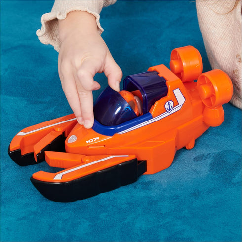 Paw Patrol Aqua Pups Zuma Transforming Lobster Vehicle with Collectible Action Figure, Kids Toys for Ages 3 and up...