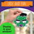 Creativity for Kids Halloween Window Art - Halloween Crafts, Make Your Own Halloween Window Clings...