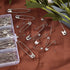 Luter 250 Pieces 6 Sizes Safety Pins Small and Large Pins Durable Rust-Resistant Safety Pins for Art Craft Sewing Jewelry Making Home Office Use (...