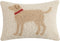 Peking Handicraft 30JES1457C12OB Light Brown Dog Wool and Cotton Pillow, 8 X 12 inch...