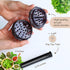 Acrylic Herb Grinder | Large 3 inch Black plastic grinder | (Black)...