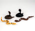 Reptile from Deluxebase. 11 Piece Small Reptile Figurines and Play Accessories Collection. Reusable plastic storage tube of lizard, frog and snake...