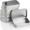 6 Pack Hinged Tin Box Containers - 3.7 x 2.4 x 0.8 inch Metal Tins Storage Boxes with Lids, Rectangular Empty Small Home Craft Organizer for Gift,...