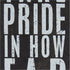 Primitives by Kathy 22677 Pinstriped Trimmed Box Sign, 3" x 12", Take Pride In How Far You Have Come...
