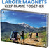 Mammoth DuraClear 4x6 Acrylic Picture Frame - Frameless & Thick Design - Ideal for Photos, Photo Cubes & Glass Picture Displays...