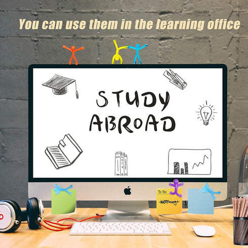 LOVIMAG Magnetic Fidget Toys, Magnetic Men Kids Toy,Rubber Magnet Men Toy Fridge Magnets Humanoid, Travel Toys -20 Pack...