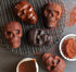 Nordic Ware Halloween Bakeware, Haunted Skull Cakelet Pan, Bronze...