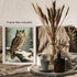Posterizer 1 pcs-owl in nature-winter snowy scene in oil painting style-11-Art for Animal Lovers-Landscape & Nature Art-Decor for Home & Office- u...