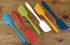 RSVP International Ela Series Heat Resistant Cooking & Baking Strong Silicone Wrapped Steel Rubber Scraper, Spatula, 11x2, White...