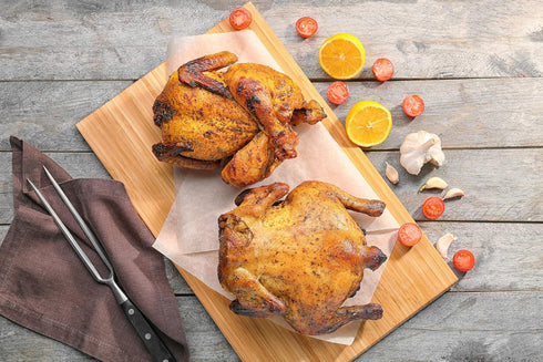 Outset QS54 Flavor Roaster for Chicken and Potatoes, Stainless Steel...