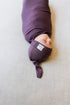 Copper Pearl Baby Beanie Hat Top Knot Stretchy Soft Plum...