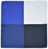 100% Silk Check Pocket Square Hand Rolled with Gift Box...