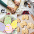jollylife 14PCS Easter Cookie Cutter Set - Bunny,Rabbit Face,Egg,Chick,Sheep,Carrot,Flower,Butterfly,Holy Cross Party Supplies...