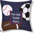 C&F Home Tooth Fairy Embroidered Pillow with Pocket for Boys Sports Theme for Boys and Girls Toothfairy Throw Small Petite Accent Pillow 6" x 6" f...