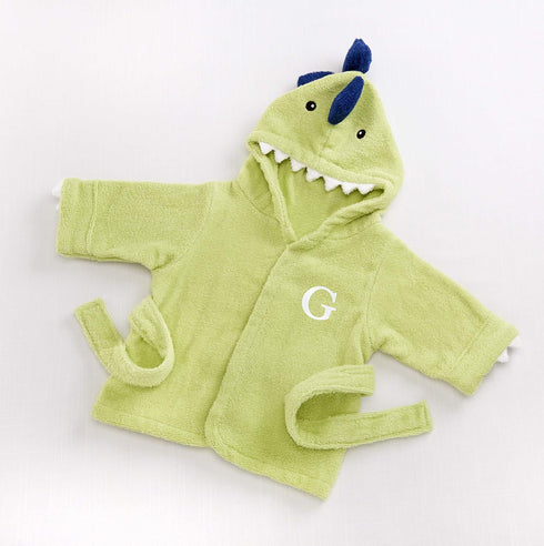 Baby Aspen "Splash-a-Saurus Dinosaur Hooded Towel Robe, 0-9 Months...