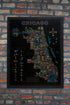 Neon Neighborhood Map of Chicago Poster - Chicago Gift | Chicago Map Art | Chicago Wall Art | Chicago Poster | Chicago Art...