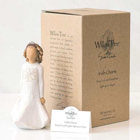 Willow Tree Irish Charm, Sculpted Hand-Painted Figure...