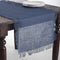 SARO LIFESTYLE JU209 Mari Sati Runners, 20 by 108-Inch, Oblong, Navy Blue...