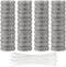 48 Pieces Lint Traps Washing Machine Stainless Steel Lint Snare Traps Laundry Mesh Washer Hose Filter with 48 Pcs Cable Tie...