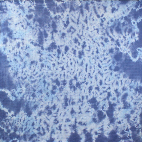 j & Alex's Tie-Dye 100% Cotton Muslin Swaddle Blankets - Skyview, Blue 2 Count - Hand-Dyed Baby Swaddles for Newborn Girls, Boys, Receiving Blanke...