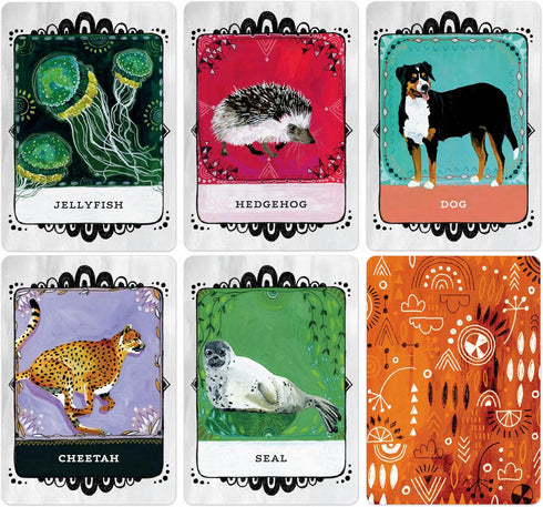 Em & Friends Animal Allies Oracle Deck by Jessica Swift: A Magical 50-Card Oracle Deck with Guidebook...