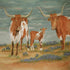 Xiyuekissu Texas Longhorn Cow Cute Animal Farmhouse DIY 5D Diamond Art Full Round Drill Embroidery Cross Stitch Arts Craft Canvas Wall Decor 12x12...