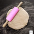 Mini Silicone Rolling Pin for Kids Baking – | Ideal for Toddlers, Playdough, Clay, Cookies & Pastry - 9" Small Size (Pink)...