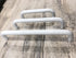 2Pcs 4.13" Arch Bow Cabinet Pull,Aluminum Closet Door Cabinet Hardware Handle Pull,Hole Dia.3.78"/96mm,White...