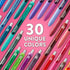 Paper Mate InkJoy Gel Pens, Retro Accent Colors, Medium (0.7mm) Point, Retractable, 4 Count...