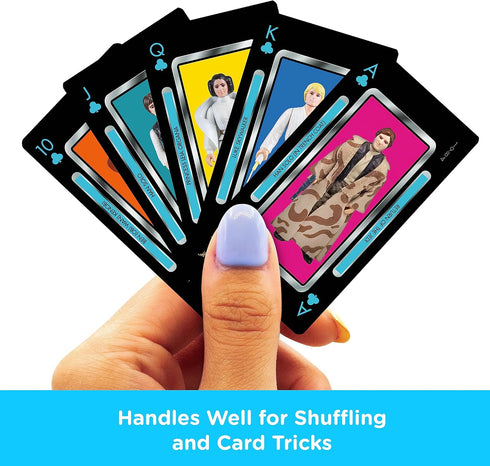 Aquarius Star Wars Luke Skywalker Premium Playing Cards - Luke Skywalker Themed Deck of Cards for Your Favorite Card Games - Officially Licensed S...